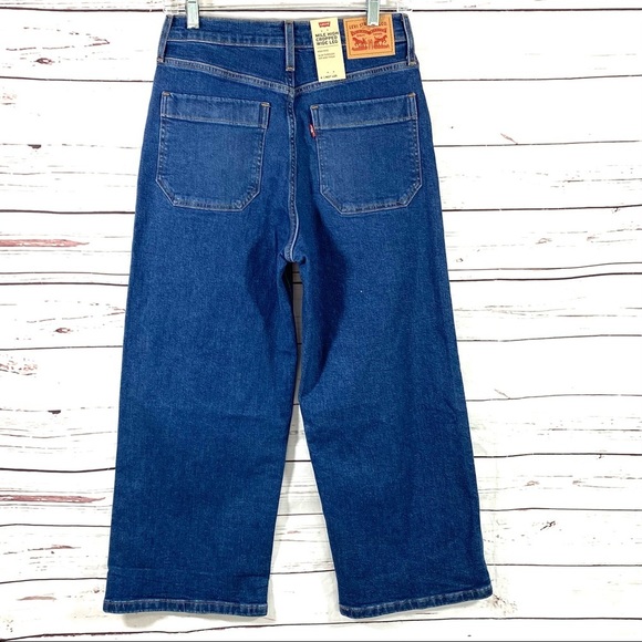 Levi’s Women's Mile High Cropped Wide Leg size 27 - Picture 4 of 10